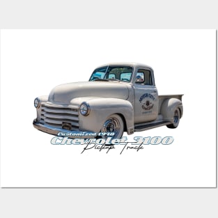 Customized 1948 Chevrolet 3100 Pickup Truck Posters and Art